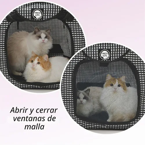 Vista 4 de Necoichi Jaula portátil para gato