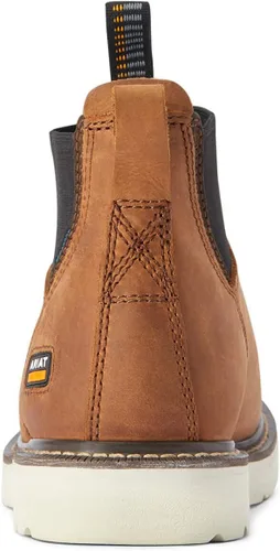Vista 3 de ARIAT womens Rebar Wedge Chelsea Waterproof Work Boot