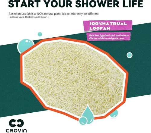 Vista 3 de Almohadillas exfoliantes de primera calidad, limpiador facial de Luffa natural y esponja de limpieza facial para limpiar tu cara de manera fácil
