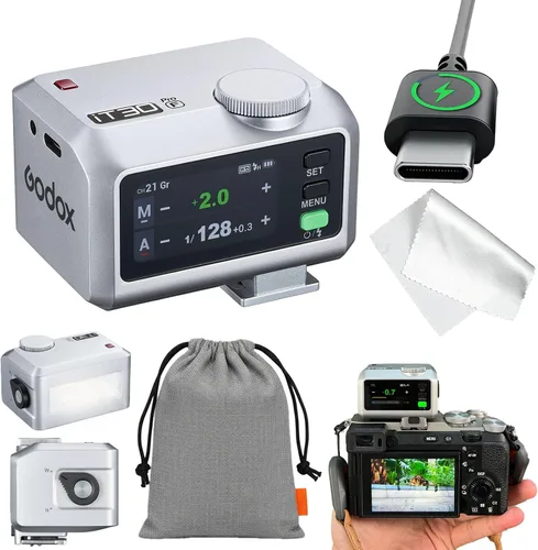 Vista 11 de Godox iT30 pro C TTL Mini Flash & Trigger- GODOX Authorized Distributor iT30 Pro C for Canon - IT30Pro TTL Flash, Wireless Master & Receiver, HSS