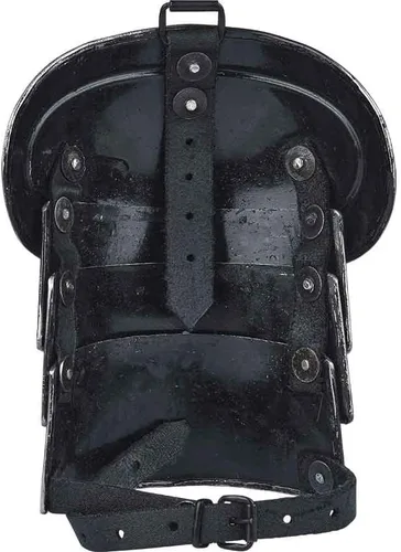 Vista 4 de Adam Spaulders - Cubrehombros de Adán de acero medieval, disfraz de armadura de escudo de fantasía, armadura LARP de caballero, protección de hombro