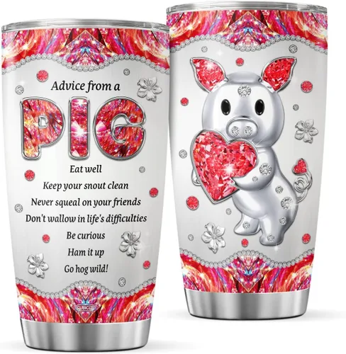 Vista 11 de CUBICER Tazas de Vaca con Tapa y Pajilla, Regalos para Mujeres, Mamá, Adolescentes, Adultos, Amantes de las Vacas, Café, Acero Inoxidable, Taza