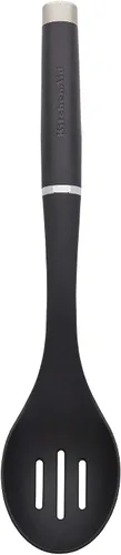 Vista 2 de KitchenAid KO004OHOBA Gourmet - Cuchara ranurada de nailon, color negro mate