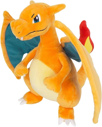 Vista 4 de Sanei PP95 PokemonAll Star Collection Charizard Felpa, 8.0 in, naranja