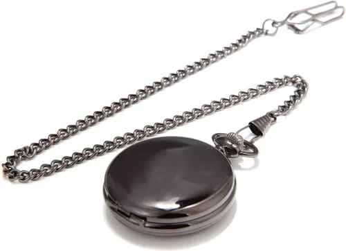 Vista 5 de SEWOR Nice Quartz Pocket Watch Shell Dial Gold Smooth Case with Two Type Chain Leather Metal