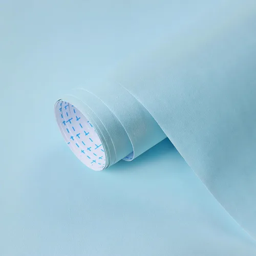 Vista 16 de HeloHo Papel tapiz verde liso, con textura mate, papel de pared moderno autoadhesivo extraíble, impermeable, papel de contacto para sala de estar