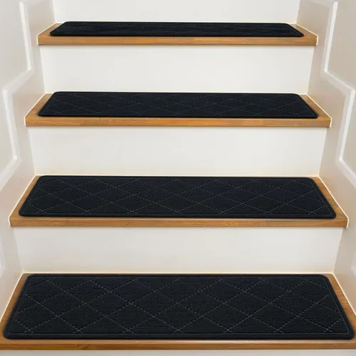 Vista 12 de Stair Treads for Wooden Steps Indoor, KOOTETA 1 Pack 20" X 32" Non Slip