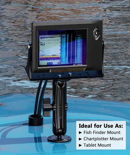 Vista 3 de VAZESWIN Soporte buscador de peces de bola de 1" para Garmin Striker 4/Plus