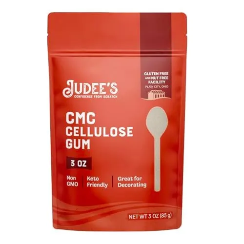Vista 10 de Judee's Gluten Free CMC Powder - Pegamento de fondant para decoraciones con polvo CMC para fondant - Ayuda para hornear sin gluten y goma de mascar
