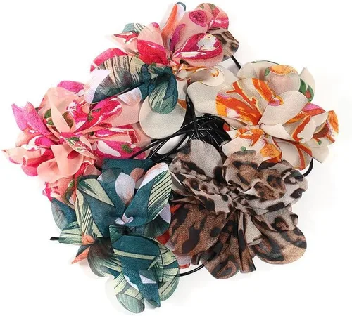 Vista 2 de Elegance Emulation - Collar de flores de rosas para mujer, gargantilla floral grande bohemia hecha a mano con pétalos de encaje