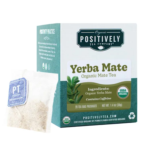 Vista 32 de Bolsas de hojas sueltas para té. Orgánicas por USDA. Positively Tea LLC.