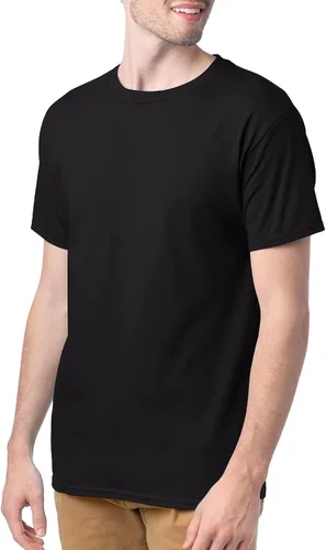 Vista 5 de Hanes Men's Short Sleeve T-Shirt Pack, Big & Tall, Crewneck Cotton T-Shirts for Men, Value Packs