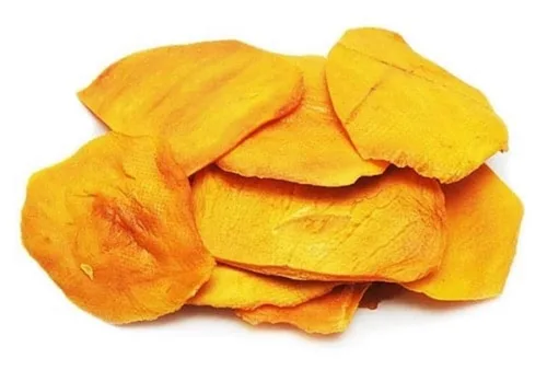 Vista 3 de Rebanadas de mango seco natural (1 libra), sin azúcar ni conservantes añadidos, totalmente naturales, deliciosa dulzura ácida, se compara con mango