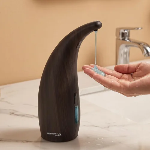 Vista 11 de Dispensador automático de jabón líquido, 4 niveles, 10oz Recargable - negro