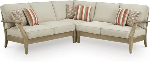 Vista 14 de Signature Design by Ashley Clare View - Silla de salón para exteriores, cojín de espuma para todo tipo de clima, acabado protector, madera