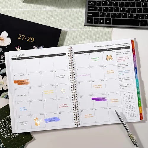 Vista 2 de 2027-2029 Monthly Planner - 3 Year Monthly Calendar 2027-2029