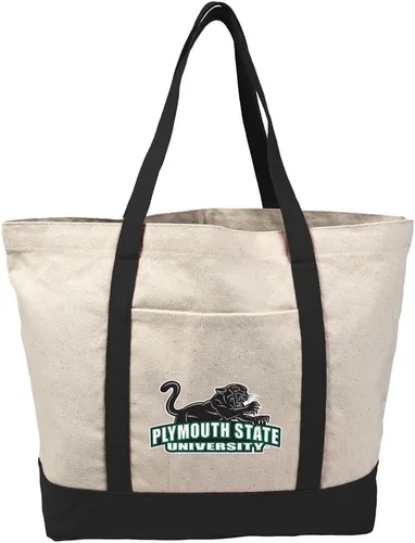 Vista 161 de Campus Lab Bolsa de lona con logotipo primario colegiado con bolsillo externo, bolsa de hombro reutilizable para ir de compras, playa Águilas A&m