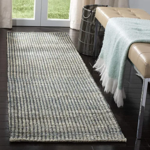 Vista 24 de SAFAVIEH Marbella Collection - Alfombra decorativa, 2 pies 3 pulgadas x 4 pies, marfil, yute hecho a mano, ideal para zonas de alto tráfico