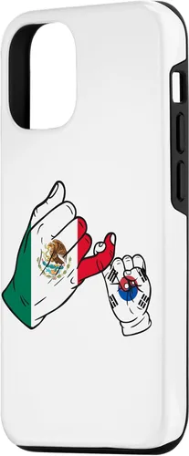 Vista 2 de iPhone 15 Parent and child Mexico and South Korea family Case