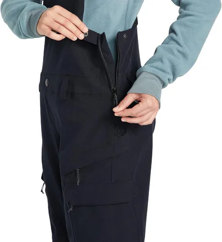 Vista 10 de Volcom Creston Stretch Snowboard Ski Bib Overoles Pantalones de nieve para mujer