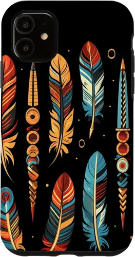 Vista 8 de Colorful Feathers - Funda para iPhone 17