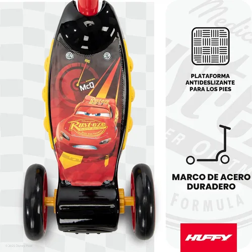 Vista 4 de Huffy Toddler 3-Wheel Scooters, Multiple Colors/Character Graphics, Ages 3+ Scooters for Balance and Learning, Non-Slip Decks, Durable Frames