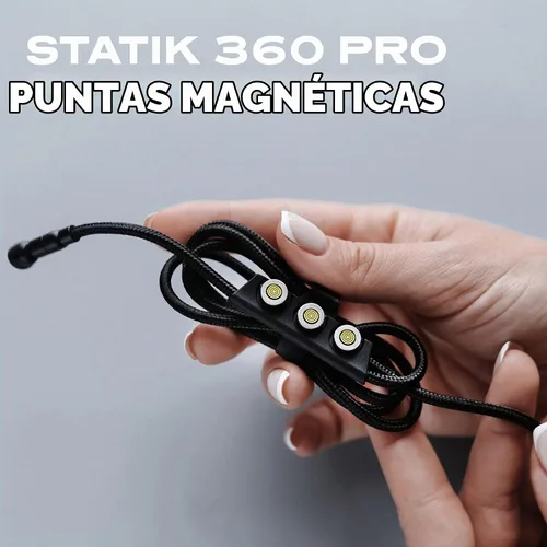 Vista 2 de Statik 360 Pro - Conectores magnéticos para carga rápida, solo compatible con Statik360 Pro Magnet Cable cargador de teléfono, paquete de 3