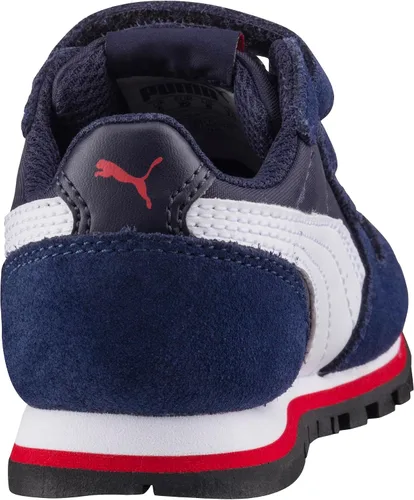 Vista 2 de Puma Tenis unisex ST Runner con velcro para niños Negro (black/Dark Shadow)