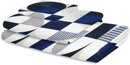 Vista 2 de Juego de toallas de baño de siglo medio para baño, toallas de lujo, regalos para mujeres, secado rápido, playa, cocina, mano, cabello, cara, yoga