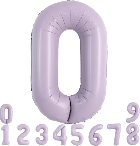Vista 220 de TONIFUL Globo de aluminio negro de 40 pulgadas con el número 0, decoraciones de cumpleaños negro (Bk-black)