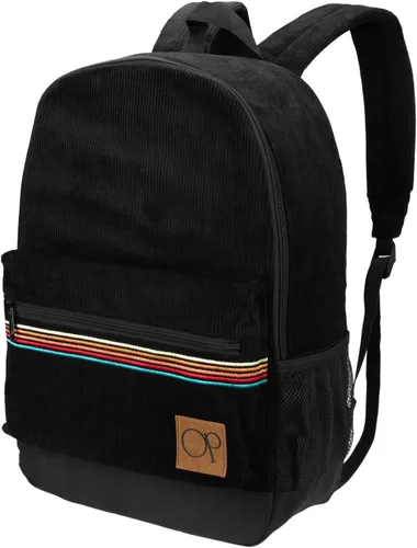 Vista 8 de Ocean Pacific OG - Mochila de pana para viajes, deportes, playa, trabajo, mochila casual para hombres y mujeres, se adapta a portátiles de 15.6