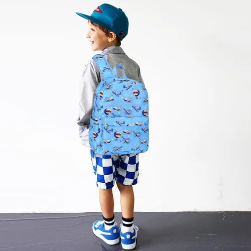 Vista 5 de CAMTOP Mochila preescolar para niños, mochila de jardín de infantes, mochila escolar, M