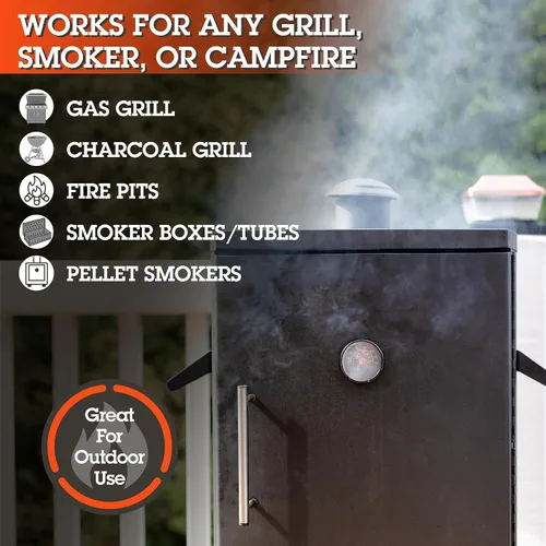 Vista 2 de Camerons Pellets para asar (manzana) - Gránulos para ahumar madera para ahumar y parrillas de barbacoa, combustible de barbacoa 100% natural secado