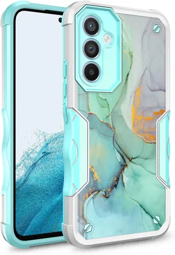 Vista 7 de Compatible con Samsung Galaxy S23, funda híbrida de doble capa con diseño gráfico resistente para Samsung Galaxy S23 (atrapasueños)