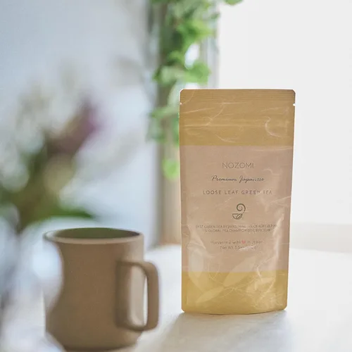 Vista 6 de Gyokuro, Issaku, Nozomi y bolsas de té de hojas sueltas de Japanese Green Tea Co - Surtido de té verde japonés de primera calidad, sin OMG, sabor