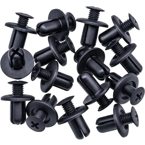 Vista 9 de Rexka 10pcs 0.315 in Hole Fender Liner Bumper Cover Engine Splash Shield Retenedor Clip Sujetador Compatible con Hyundai Kia 86590-28000