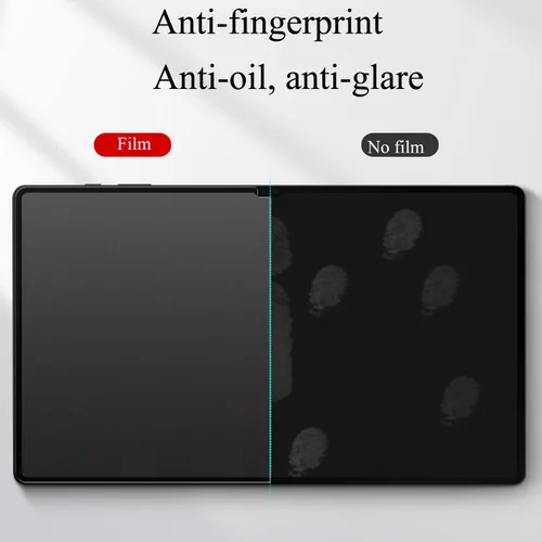 Vista 7 de Protector de pantalla mate de privacidad para Samsung Galaxy Tab S9 FE de 10.9 pulgadas 2023, anti-espía, antideslumbrante, resistente a
