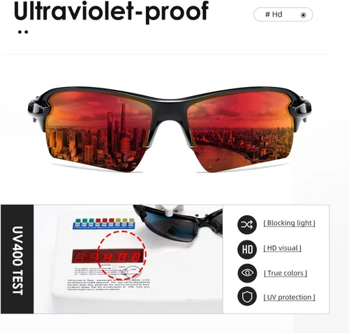 Vista 7 de kimorn Gafas de sol para hombre y mujer polarizadas gafas de sol deportivas K1463