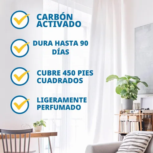 Vista 5 de Gonzo Natural Magic Imán de aire de olor con carbón activado, eliminador de olores, 14 onzas