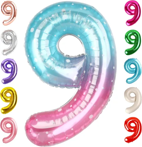 Vista 82 de Globos del números 0 de 40 pulgadas para formar los números 10, 20, 30, 40, 50, 60, 70, 80, 90, 100, para decoración de cumpleaños, bodas, eventos