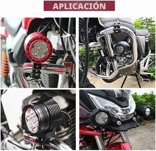 Vista 5 de Soporte de Luz de Motocicleta con Abrazadera Compatible con Jaula Antivuelco de 0.7" a 2.05", Soporte de Montaje Ajustable para Motocicleta