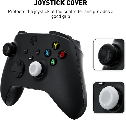 Vista 6 de RHOTALL Cubierta de filtro de polvo para Xbox Series X con filtro de polvo de PVC, tapones antipolvo de silicona para puertos, kit de polvo 13 en 1