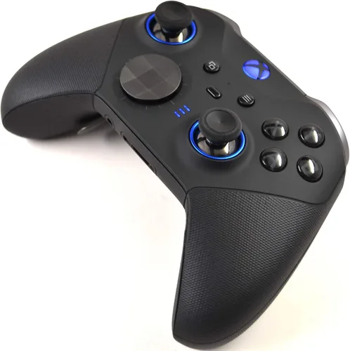 Vista 2 de Wordene Elite Series 2 Modded Custom Rapid Fire Controller for Microsoft Xbox One, Series XS, PC & Mobile - Works on All Shooter Games (Blue Out)