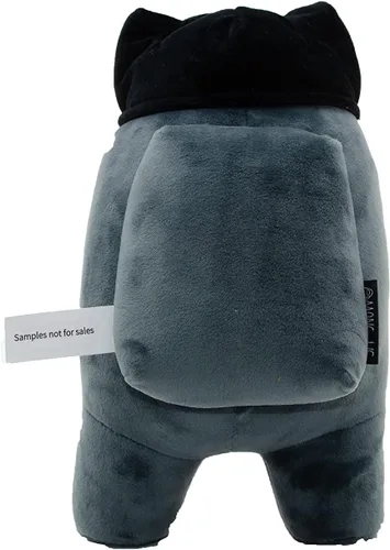 Vista 4 de YuMe Among Us Bean Shaped Plushies, Black, 10910_10918