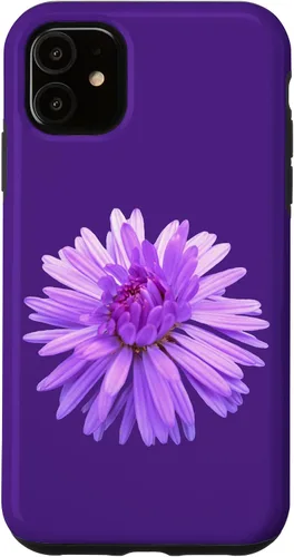 Vista 5 de iPhone 15 Purple flower, purple flower, floral tendril floral pattern Case