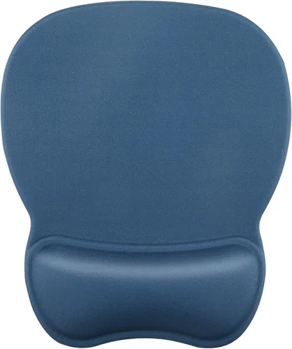 Vista 26 de MROCO - Alfombrilla ergonómica para mouse con reposamuñecas de gel, 9.4 x 8.1 pulgadas, color negro Ergonomic Shape Design for Pain Relief