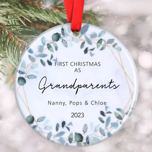 Vista 23 de Adornos familiares personalizados, adorno de Navidad familiar, decoración del hogar de Navidad, regalos de Navidad para la familia, adornos de árbol