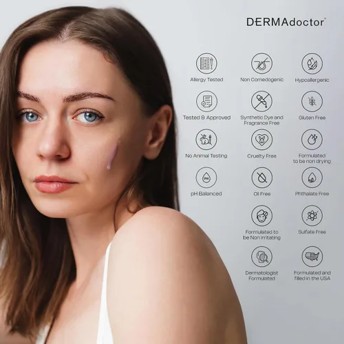 Vista 8 de DERMAdoctor Suero antioxidante para la cara Vitamina C y E Suero facial - Protección antioxidante contra la contaminación ambiental para la piel