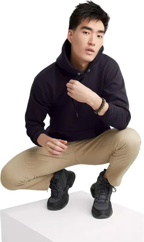 Vista 6 de Hanes - Sudadera con capucha EcoSmart para hombre, de vellón de peso medio, sin botones