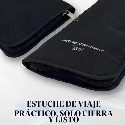Vista 7 de j&m - Plancha de silicona para alisar el cabello, con alfombrilla a prueba de calor para rizar, varitas, planchas, se adapta a ghd, BaByliss